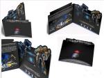 LCD color screen business Flip Book Video with rachargeble battery , 2.4 inch