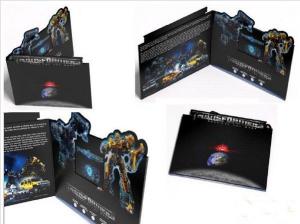 LCD color screen business Flip Book Video with rachargeble battery , 2.4 inch