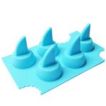 Shark Fin Food Grade Silicone Ice Tray Maker Jelly Pudding Mould Bar Tool DIY