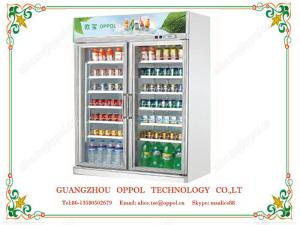 Quality OP-200 Beverage Storage Freezer Upright Cooler Beverage Display Showcase Freezer wholesale