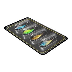 Quality Transparent Pet Fishing Lure Clamshell Packaging With Card Insertion wholesale