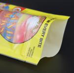 PET bio-degradable plastic resealable zip lock bags stand up food packaging