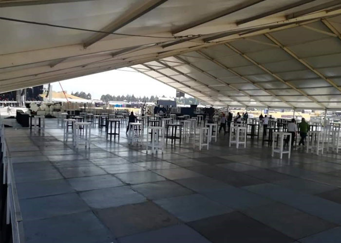waterproof White Clear Span 40x50m Aluminum Tent For Event