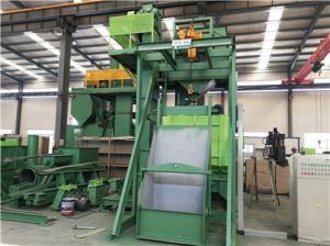 Quality 3T/H 5T/H Crawler Shot Blasting Machine Casting Parts Cleaning wholesale
