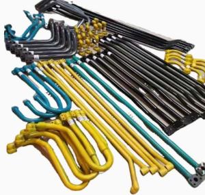 Quality Industrial Excavator Braided Coolant Radiator Suction Air Fuel Gas Steam Concrete Parker Marine Flexible Fitting High Pressure Rubber Hydraulic Pipe wholesale