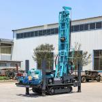 High-Performance 350m Bore Depth Crawler-Mounted Water Well Drilling Machine