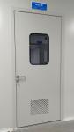 Thermal Insulation Steel Cleanroom Swing Door Single Modular Hospital Security