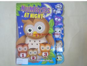 Quality Fun Coloring Learning Baby Board Book Printing Customized Size wholesale