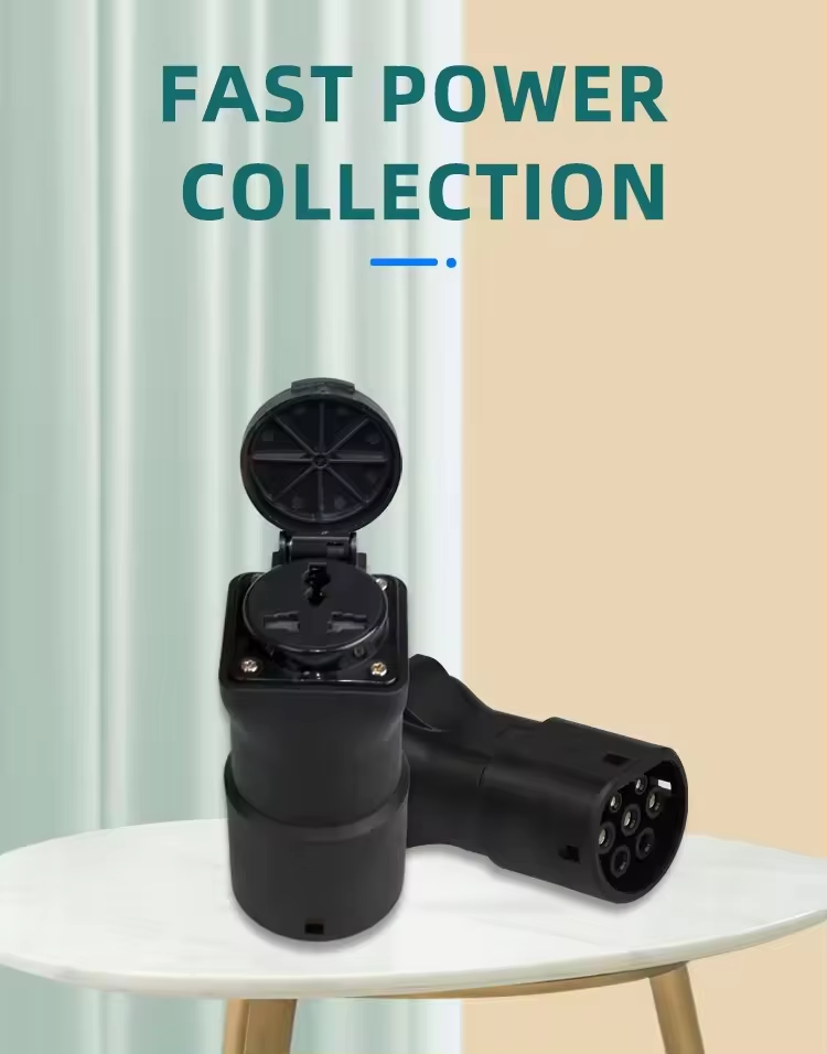 3.5KW Max Rated power White Customizable Car EV Discharger V2L Head Plug Type2 Outlet MG car Switch Type 2 EV Connectors