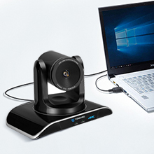 Remote Control 4K PTZ Video Conference Camera 5X Zoom 116 Degree Wide Angle