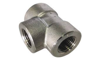 Quality 3 Way Female 316 NPT 80mm Threaded Pipe Fitting wholesale