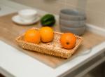 wicker fruit tray wicker fruit basket square shape bread tray water cleaning ECO