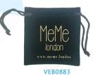 ISO9000 Embossed Velvet Drawstring Pouch Small Jewelry Packaging Bags RoHS