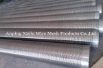 Full Welded 219.1mm SS316 V Wire Screen Pipe For Gas Filtration
