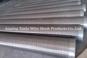 Quality Full Welded 219.1mm SS316 V Wire Screen Pipe For Gas Filtration wholesale