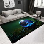 Aesthetic 3D Modern Figure Artistic Living Room Carpet Hotel Area Rugs (3*4m)