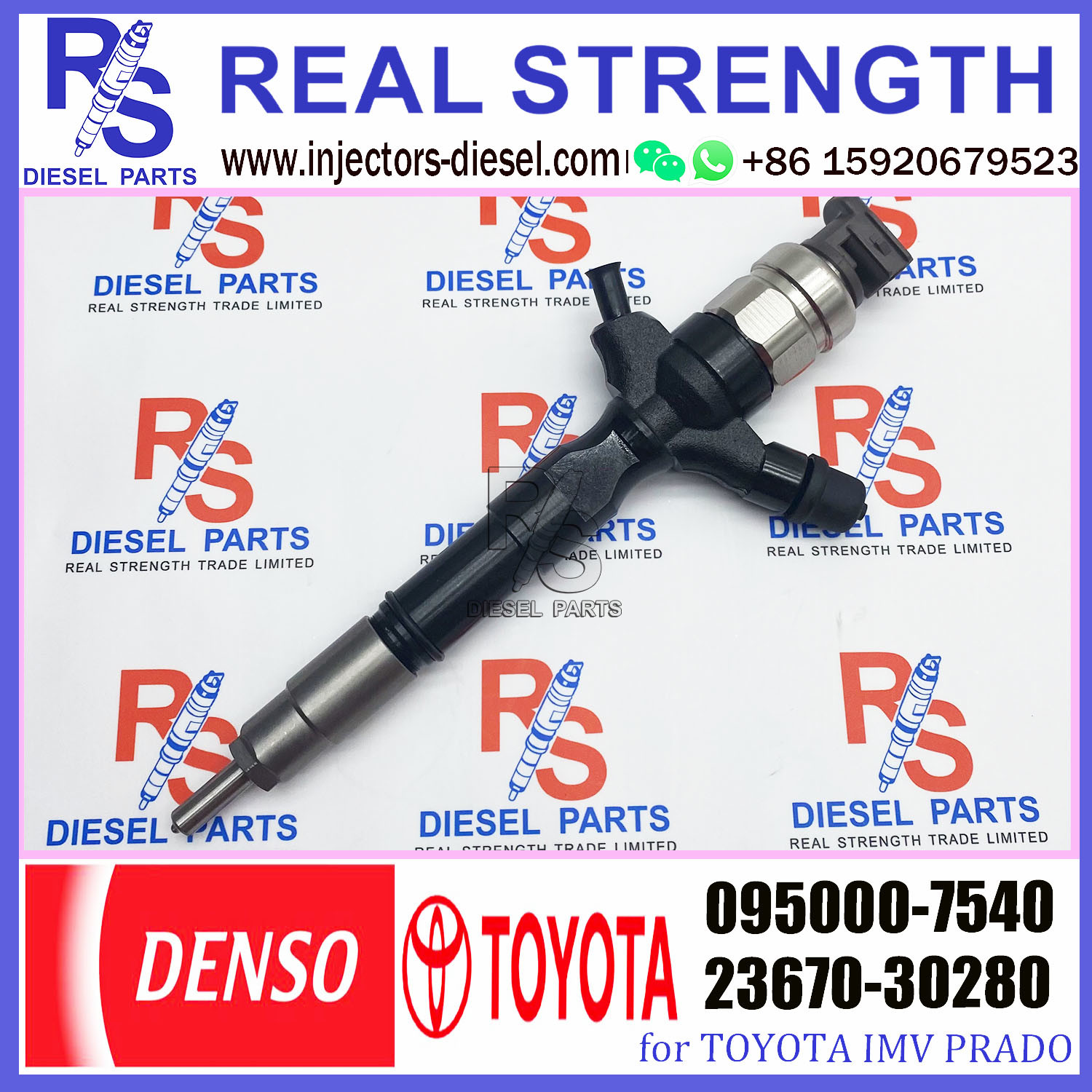 Diesel common rail injector 095000 7540 0950007540 095000-7540 for diesel injector
