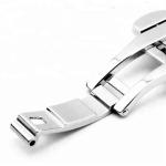 6mm Double Push Butterfly Buckle Clasp Stainless Steel Gold Butterfly Clasp