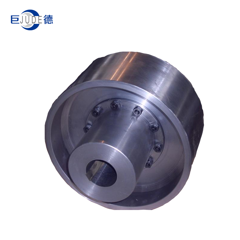 45# Steel Standard Flexible Gear Coupling Drum Shape Brake Wheel Coupling