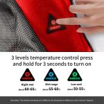 Custom Electric Heated Clothes for Unisex with Battery Pack Rechargeable