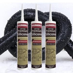 Quality 280g Silicone Sealant Adhesive Seal Bond Gp Clear For Construction wholesale