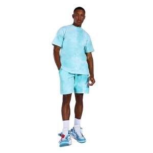 Quality Custom Two Piece Sportwear Windbreaker Short Patchwork Zip up Nylon Polyester Streetwear Short Tracksuit Set wholesale