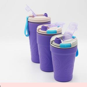 Quality 360ml 12oz Reusable Coffee Mug Silicone PP Eco friend Materials wholesale