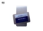Unique Design Promotional Money Clips Metal , Flat Cash Money Clip