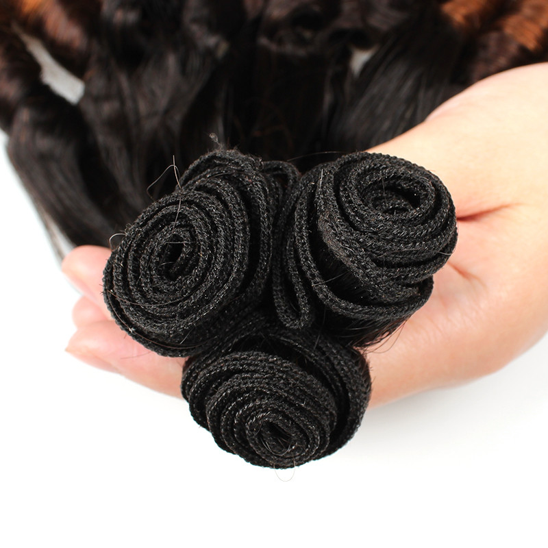 Hair Extension Type and Hair Weaving Raw Brazilian Virgin Hair Wholesale Ombre Color