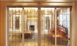 decorative glass usded in sliding door