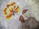 Recycled 100 % Polyester 75gsm Tricot Knit Fabric with pattern printed