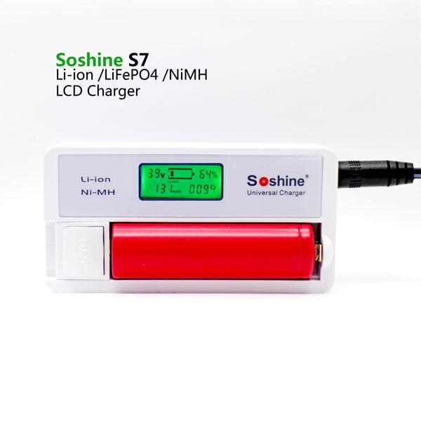 Universal LCD battery charger for Li-ion 18650 18350 14500 16340 NiMH AA AAA