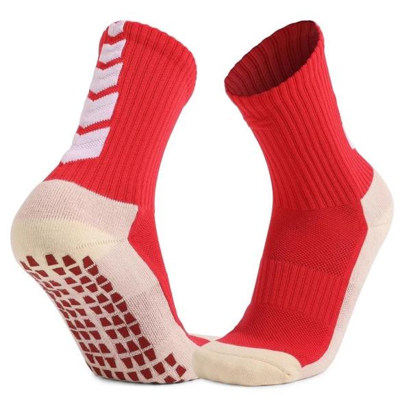 Non Slip Knee High Cotton Nylon Soccer Grip Socks for Athletic Football Custom