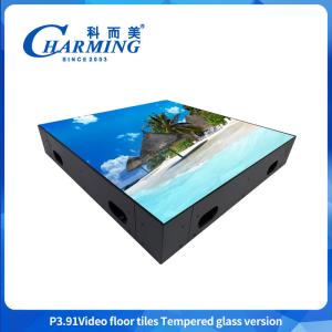 Quality P3.91 Indoor Interactive 3D LED Video Dance Floor Wedding Club Floor tile wholesale