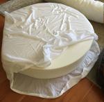 Luxury Sofa Round Memory Foam Bolster Dog Bed Comfortable Soft Washable Pet Bed