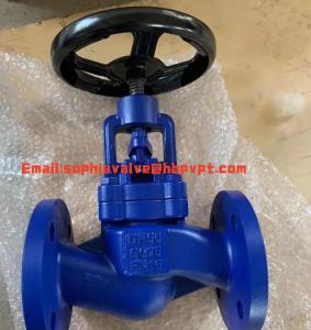 Quality cast iron DIN3356 bellows globe valve with handwheel wholesale
