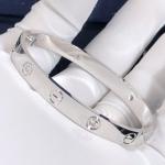 High-End High Quality Elegant Amazing Car Tier 18k LOVE Bracelet 4 Diamonds