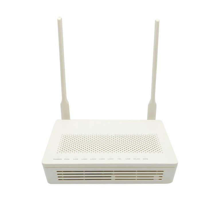 HG8546M Optical router with 5DBI Antenna XPON ONU WIFI 1USB ONU ONT English Version 8546m 1ge 3fe single wifi gpon epon