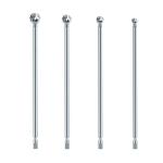 Lightweight Silver Dental Diamond Bur , Portable Tungsten Carbide Burs In