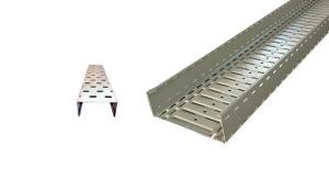Quality Electric Slotted Building Cable Tray Galvanized Steel Higher Strength wholesale