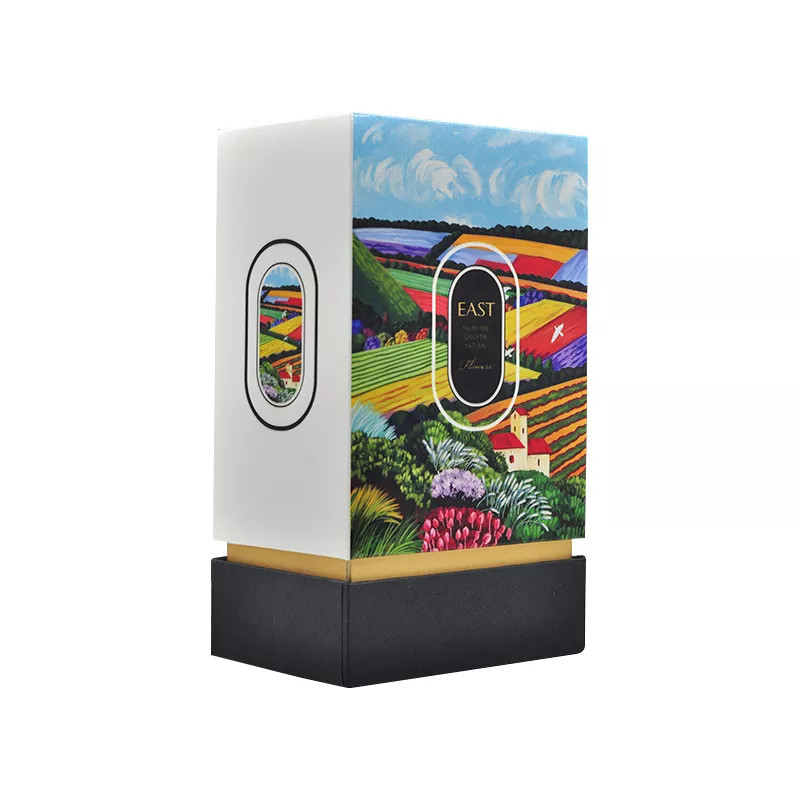 Cosmetic Fragrance Bottle Gift Box Packaging 2mm Cardboard Paper With Lid