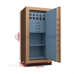 Quality Luxury Jewely Watch Winder Safe Fingerprint Lock With Fireproof wholesale