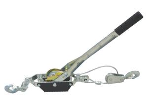 Quality Manual Hand Heavy Duty Power Puller / Cable Hoist Puller 2 Ton Single Ratchet Wheel wholesale