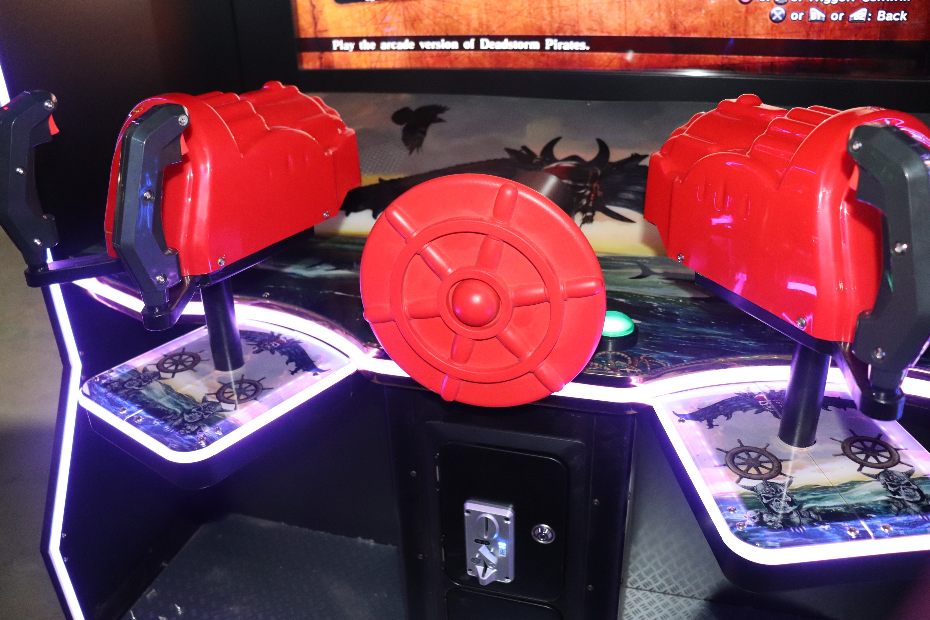 Adults Arcade Video Game Machine , Deadstorm Pirates House Full Size Arcade Machine