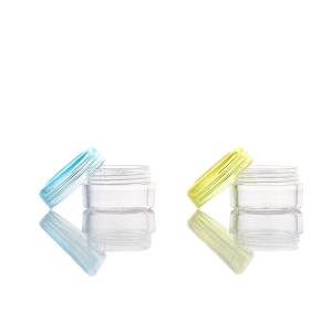 Quality Cosmetic Package Transparent 30g Mini Plastic Jars With Lids wholesale