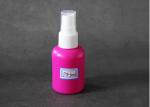 Pink 50ml Plastic Spray Bottle , Empty Plastic Containers Stick Label