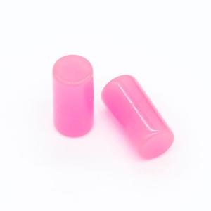 Quality Acrylic Material Tunnel Ear Piercing Pink Color With Multiple Gauges Sizes wholesale