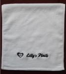100% cotton towel with embroidery gym towel , promotion towel
