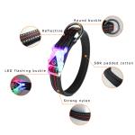 LED Nylon Flashing Reflective Nylon Dog Collar/pet products