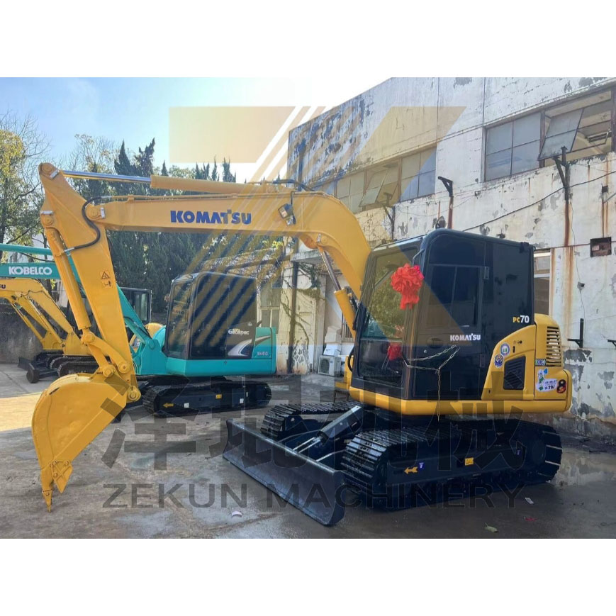 2017 Used Komatsu PC70-8 Secondhand Excavator 7 Ton Engineering Machine for Machinery